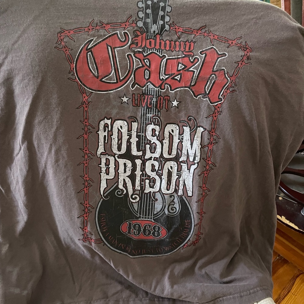 Johnny Cash 1968 concert shirt